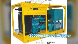 20.000 psi Diesel-Hydro-Blaster-Hochdruckreiniger