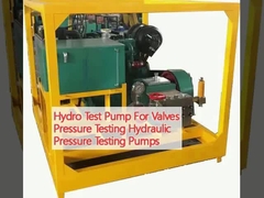 Hydrotest-Pumpe für Ventil-druckprüfende hydraulische druckprüfende Pumpen