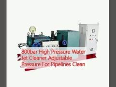 800bar leitet Hochdruckwasser Jet Cleaner Adjustable Pressure For sauberes durch Rohre