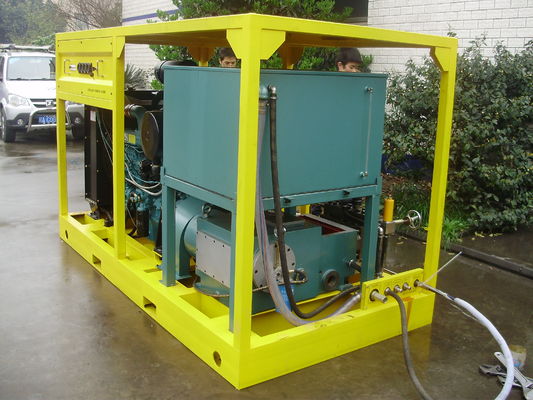 300bar Hochdruck-Wasserblaster Hydro-Blasing-Maschine zur Rostentfernung