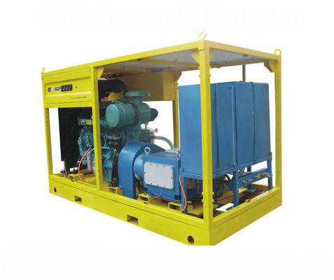 90 kW Wasserstrahlgeräte Industriewasserstrahlreiniger Maschine für Straßen