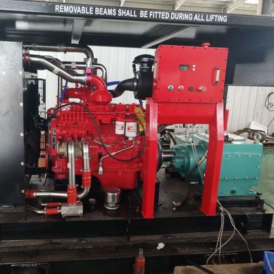 Wasser-Herausströmeneinheits-Hochdruckpumpen-Einheit 400L/Min 140bar der Zonen-2 für Offshorereinigung