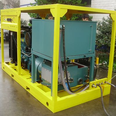 startendes hydroBrauchwasser Jet Cleaner Machine 800bar der Ausrüstungs-90kw
